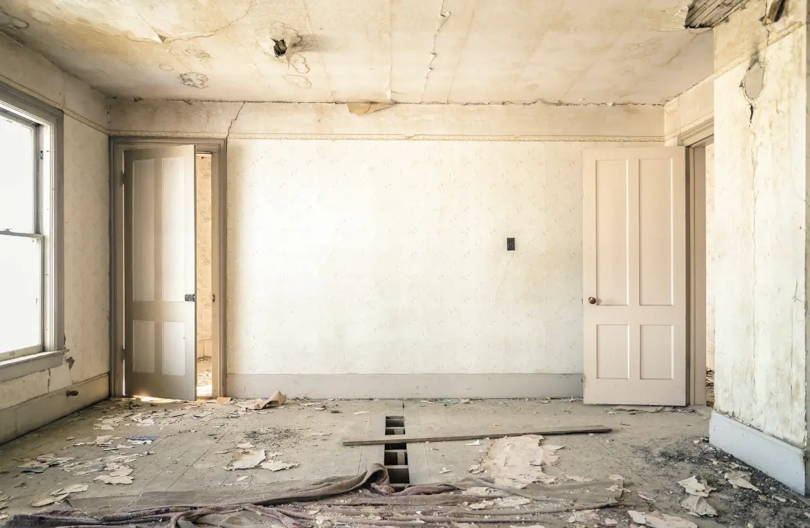 Waste disposal crew managing a cleanout project in Lucerne